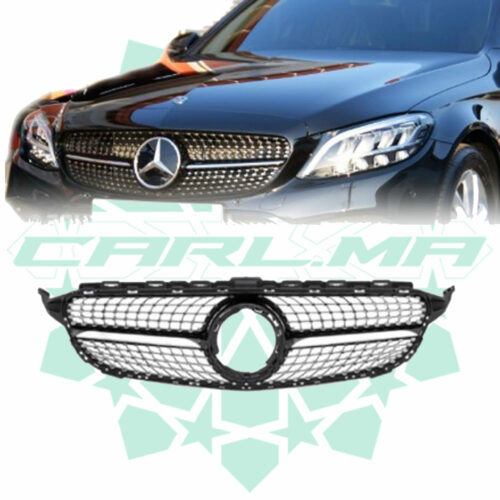 CALANDRE DIAMANT  MERCEDES CLASSE C  W205 2014 2018